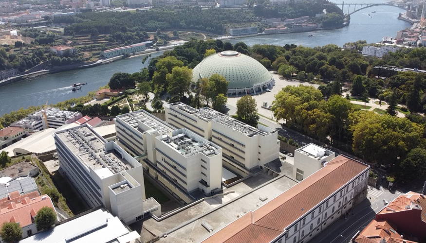 Aerial view Campus and Porto